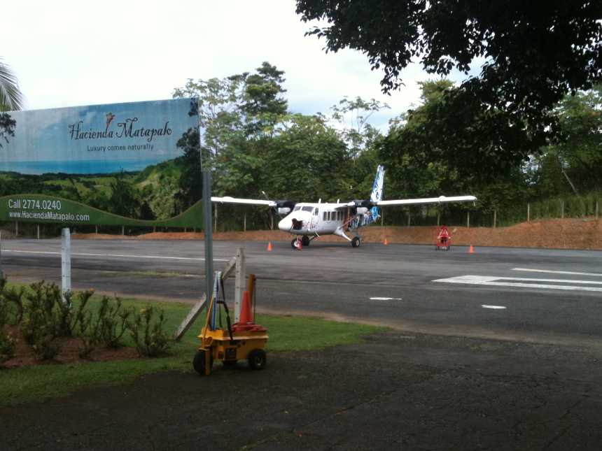 Quepos La Managua airport - on the tarmac